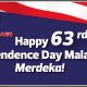 Wishing all Malaysians ‘Selamat Menyambut Hari Merdeka’ #malaysia #merdeka2020